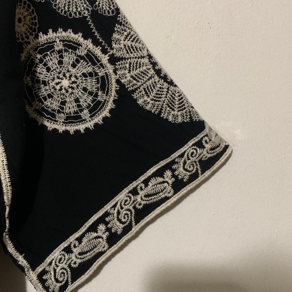 EST.1946 Black and White Embroidered Cardigan - Picture 3 of 8